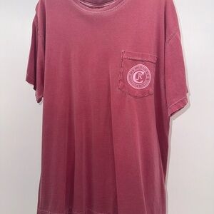 Comfort Colors Maroon Pocket Tee